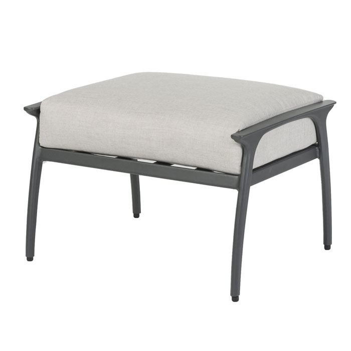 Amari Cushion Aluminum Ottoman by Gensun - Image 2